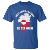 Nu Det Nuuk Make America Go Away T Shirt Support Greenland Political Statement