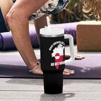 Nu Det Nuuk Make America Go Away Tumbler With Handle Support Greenland Political Statement