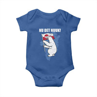 Nu Det Nuuk Nows Enough Baby Onesie Funny Saying Bear Greenlandic Flag