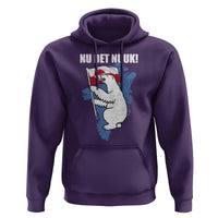 Nu Det Nuuk Nows Enough Hoodie Funny Saying Bear Greenlandic Flag