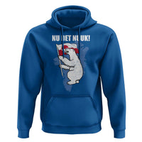 Nu Det Nuuk Nows Enough Hoodie Funny Saying Bear Greenlandic Flag