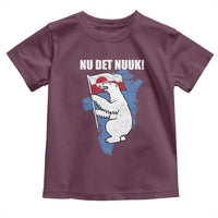 Nu Det Nuuk Nows Enough Toddler T Shirt Funny Saying Bear Greenlandic Flag
