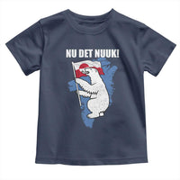 Nu Det Nuuk Nows Enough Toddler T Shirt Funny Saying Bear Greenlandic Flag