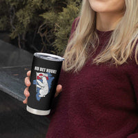 Nu Det Nuuk Nows Enough Tumbler Cup Funny Saying Bear Greenlandic Flag