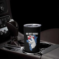 Nu Det Nuuk Nows Enough Tumbler Cup Funny Saying Bear Greenlandic Flag
