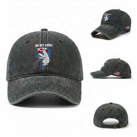Nu Det Nuuk Nows Enough Washed Cotton Baseball Cap Funny Saying Bear Greenlandic Flag
