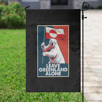 Leave Greenland Alone Garden Flag Polar Bear Holding Flag Greenlanders Supports