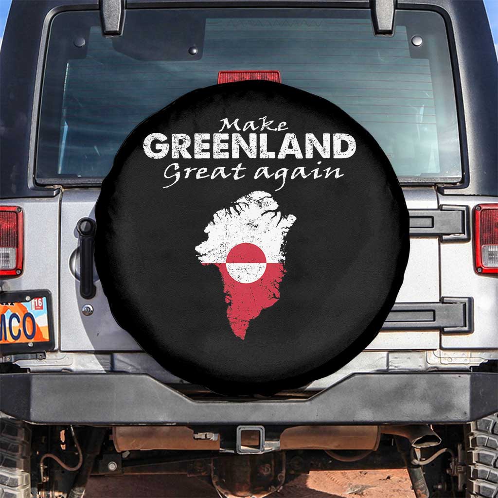 Make Greenland Great Again Spare Tire Cover Act USA 51st State Greenland
