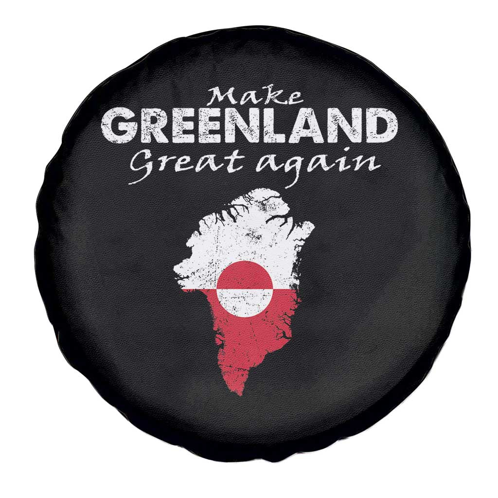 Make Greenland Great Again Spare Tire Cover Act USA 51st State Greenland