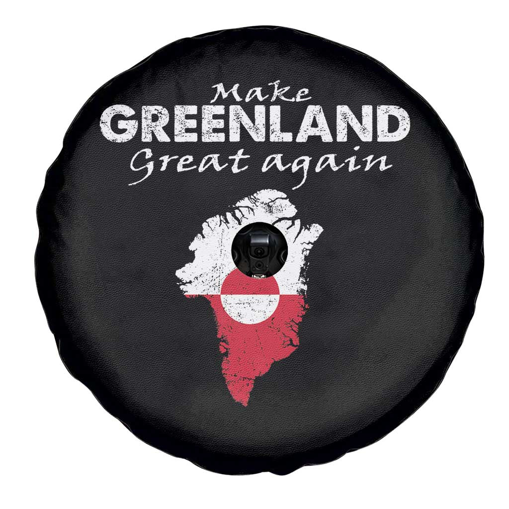 Make Greenland Great Again Spare Tire Cover Act USA 51st State Greenland
