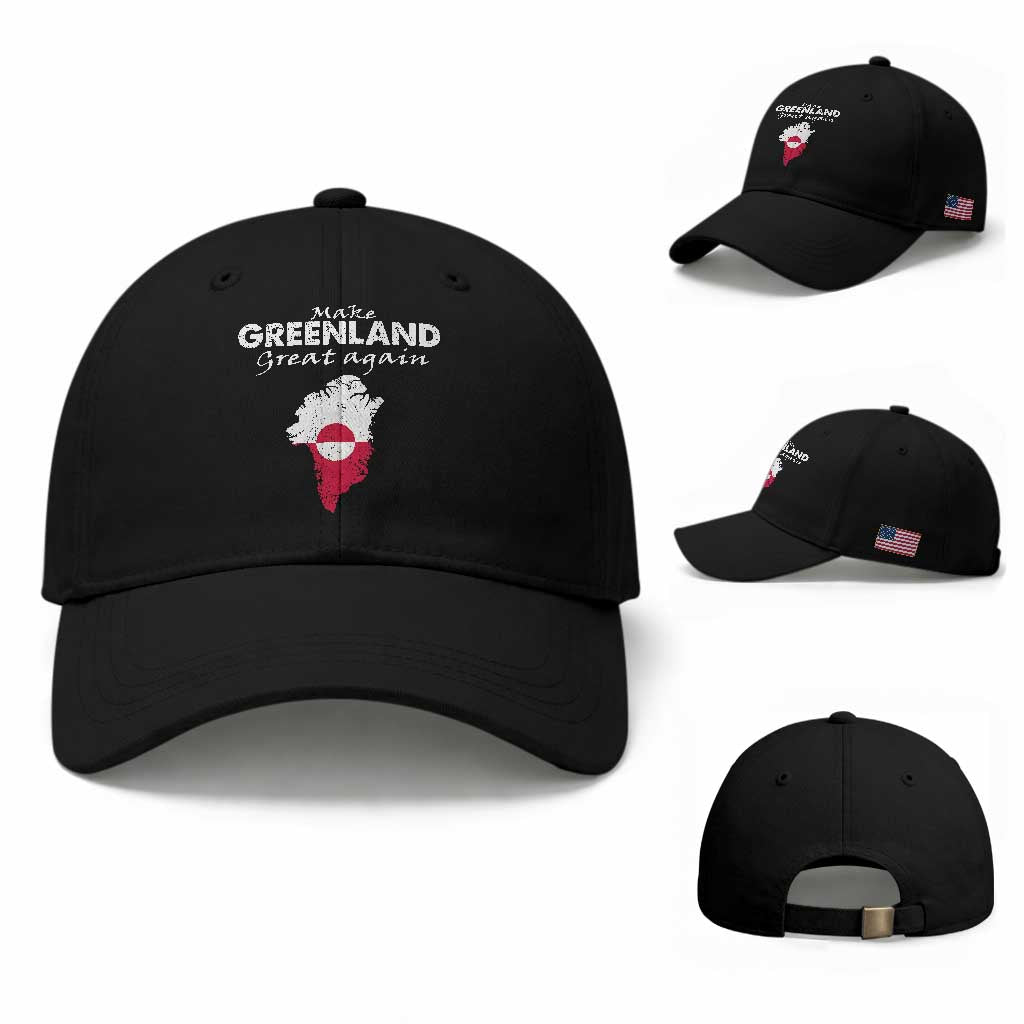 Make Greenland Great Again Baseball Cap Act USA 51st State Greenland