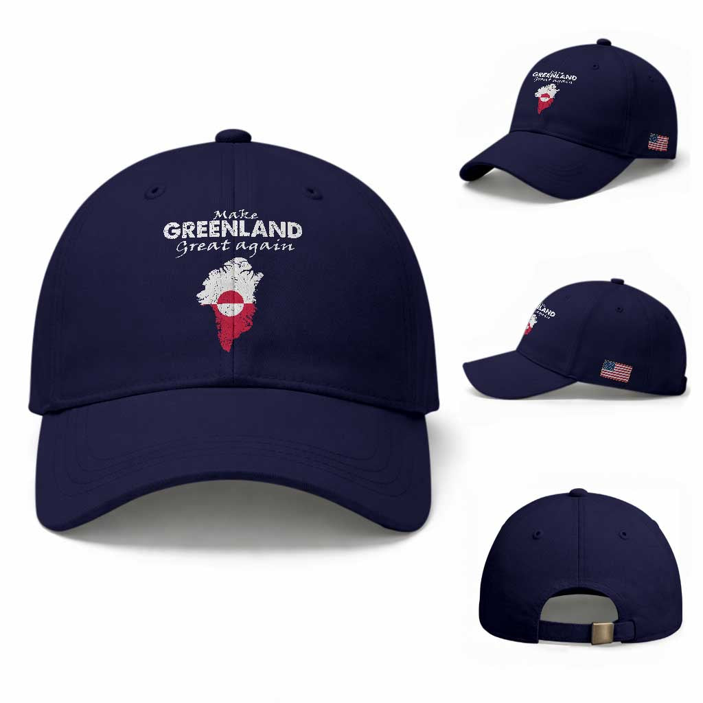 Make Greenland Great Again Baseball Cap Act USA 51st State Greenland