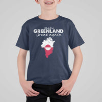 Make Greenland Great Again T Shirt For Kid Act USA 51st State Greenland