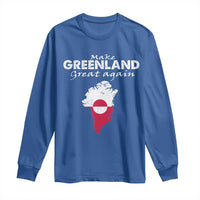 Make Greenland Great Again Long Sleeve Shirt Act USA 51st State Greenland