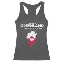 Make Greenland Great Again Racerback Tank Top Act USA 51st State Greenland