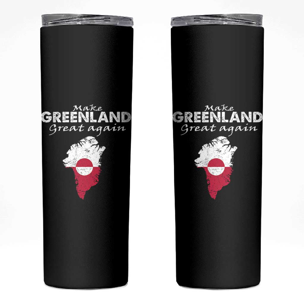 Make Greenland Great Again Skinny Tumbler Act USA 51st State Greenland