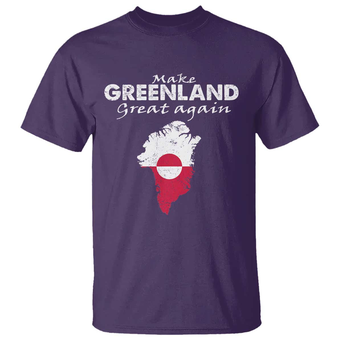 Make Greenland Great Again T Shirt Act USA 51st State Greenland
