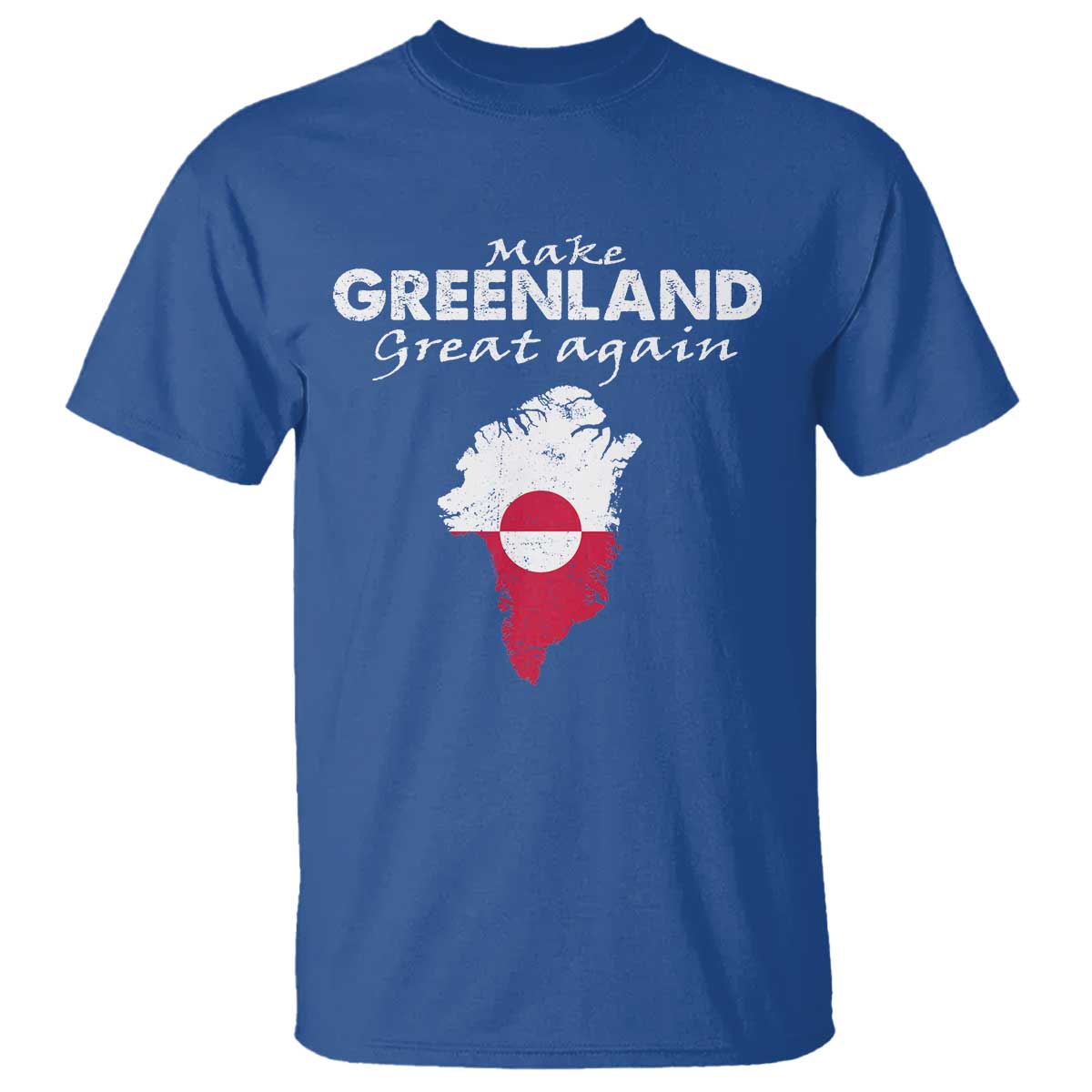Make Greenland Great Again T Shirt Act USA 51st State Greenland