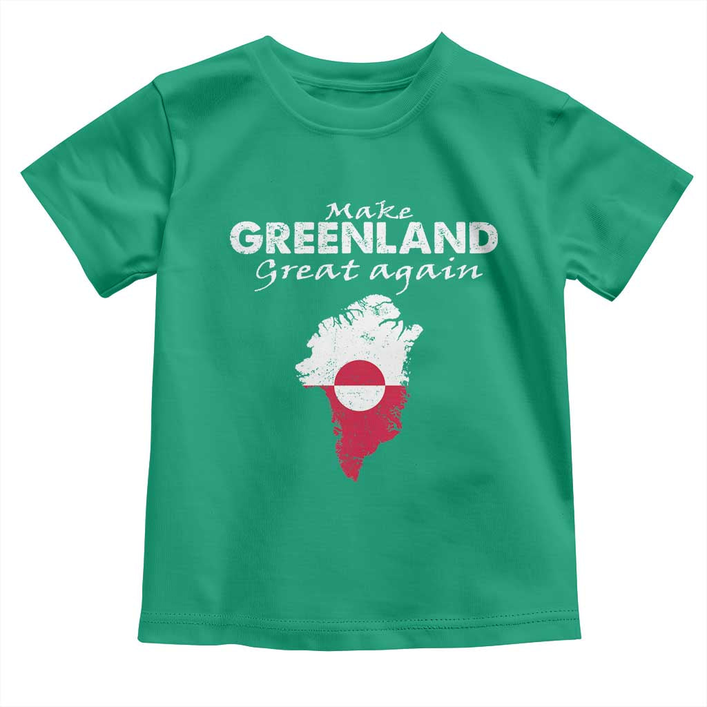 Make Greenland Great Again Toddler T Shirt Act USA 51st State Greenland