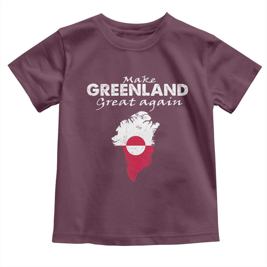 Make Greenland Great Again Toddler T Shirt Act USA 51st State Greenland