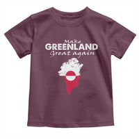 Make Greenland Great Again Toddler T Shirt Act USA 51st State Greenland