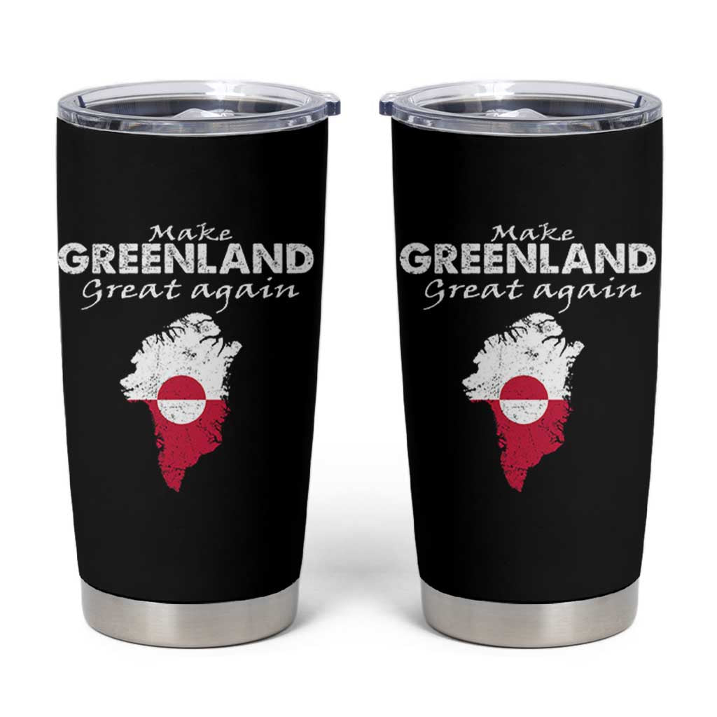 Make Greenland Great Again Tumbler Cup Act USA 51st State Greenland