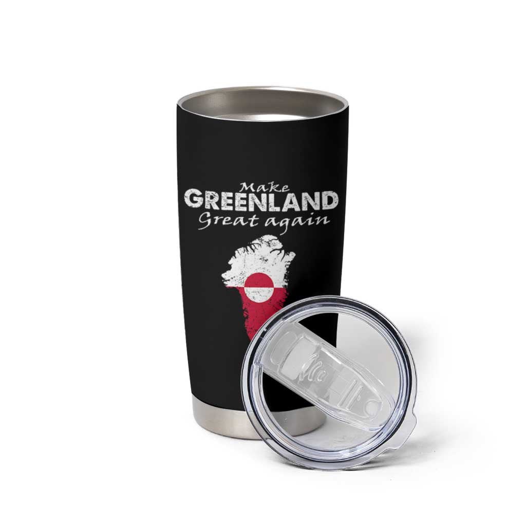 Make Greenland Great Again Tumbler Cup Act USA 51st State Greenland