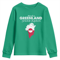 Make Greenland Great Again Youth Sweatshirt Act USA 51st State Greenland