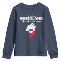 Make Greenland Great Again Youth Sweatshirt Act USA 51st State Greenland