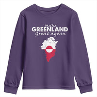 Make Greenland Great Again Youth Sweatshirt Act USA 51st State Greenland