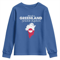 Make Greenland Great Again Youth Sweatshirt Act USA 51st State Greenland