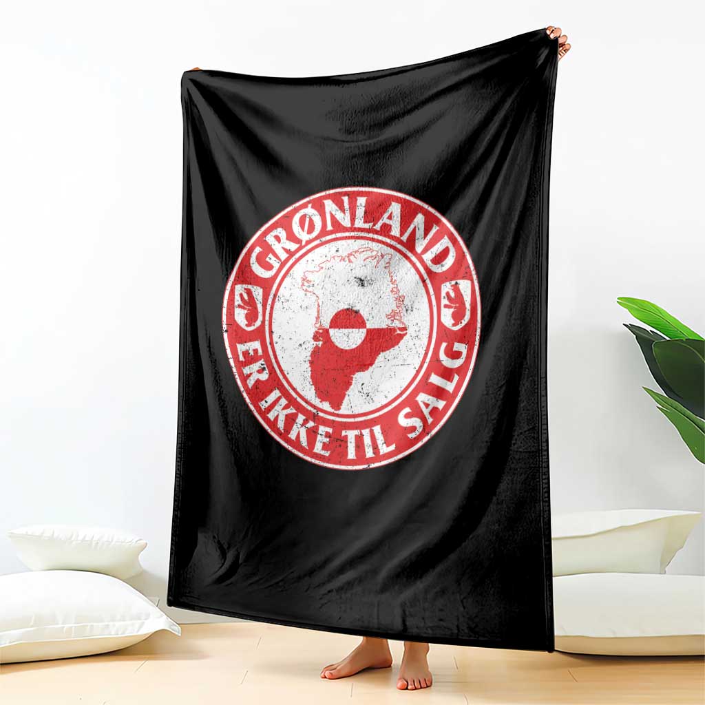 Greenland Is Not For Sale Throw Blanket Gronland Er Ikke Til Salg Greenland Protest