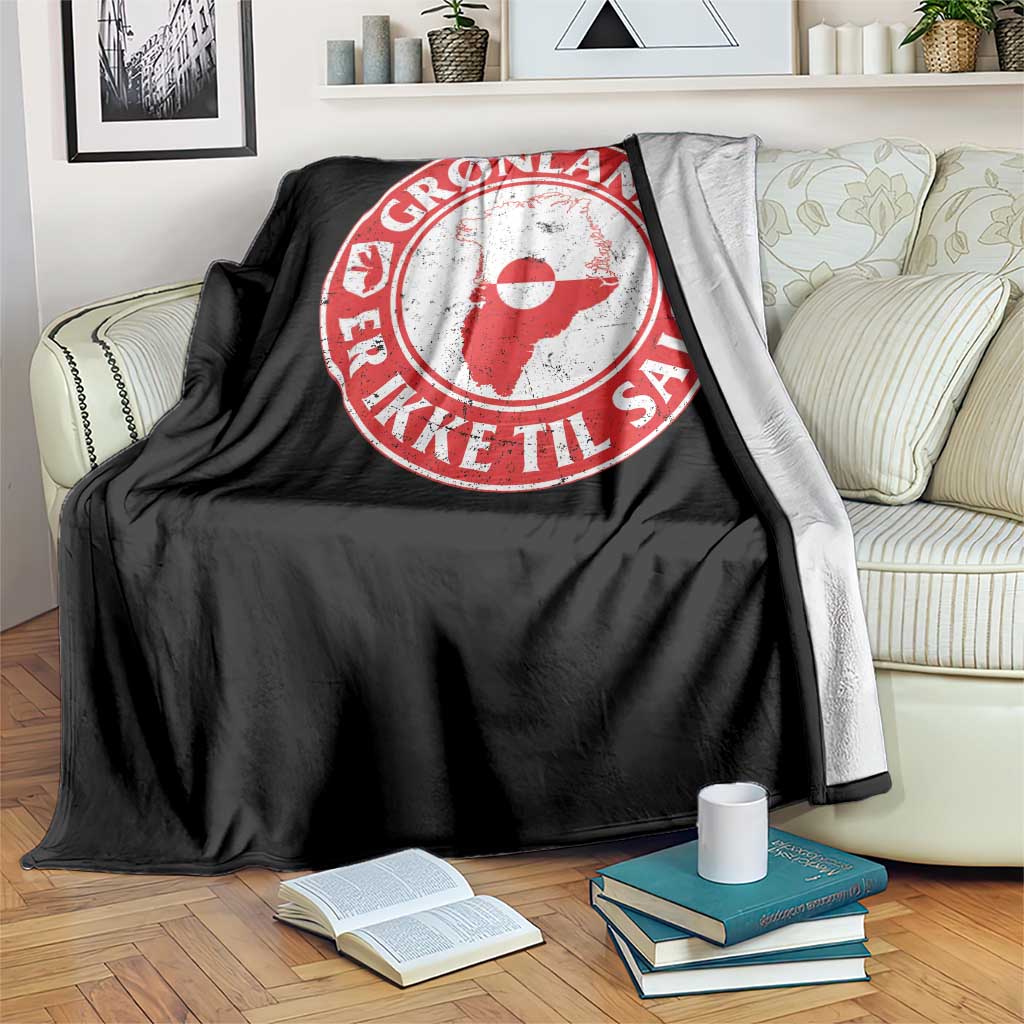 Greenland Is Not For Sale Throw Blanket Gronland Er Ikke Til Salg Greenland Protest