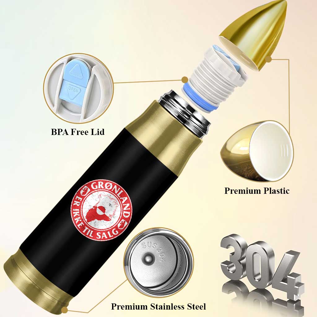 Greenland Is Not For Sale Bullet Tumbler Gronland Er Ikke Til Salg Greenland Protest