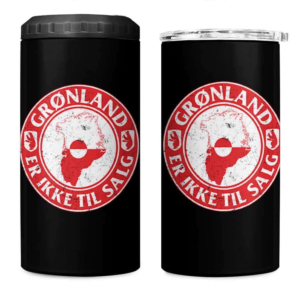 Greenland Is Not For Sale 4 in 1 Can Cooler Tumbler Gronland Er Ikke Til Salg Greenland Protest