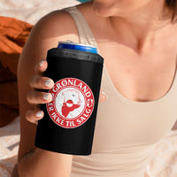 Greenland Is Not For Sale 4 in 1 Can Cooler Tumbler Gronland Er Ikke Til Salg Greenland Protest