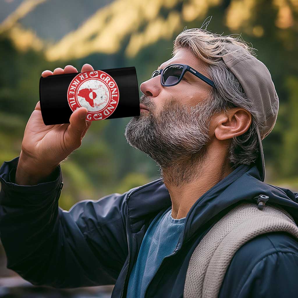 Greenland Is Not For Sale 4 in 1 Can Cooler Tumbler Gronland Er Ikke Til Salg Greenland Protest