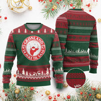 Greenland Is Not For Sale Ugly Christmas Sweater Gronland Er Ikke Til Salg Greenland Protest