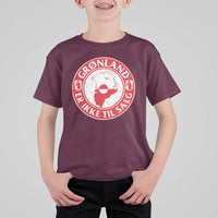 Greenland Is Not For Sale T Shirt For Kid Gronland Er Ikke Til Salg Greenland Protest