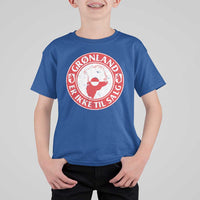 Greenland Is Not For Sale T Shirt For Kid Gronland Er Ikke Til Salg Greenland Protest