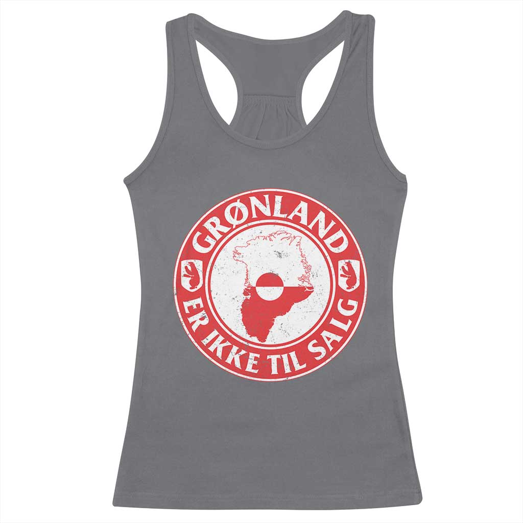 Greenland Is Not For Sale Racerback Tank Top Gronland Er Ikke Til Salg Greenland Protest