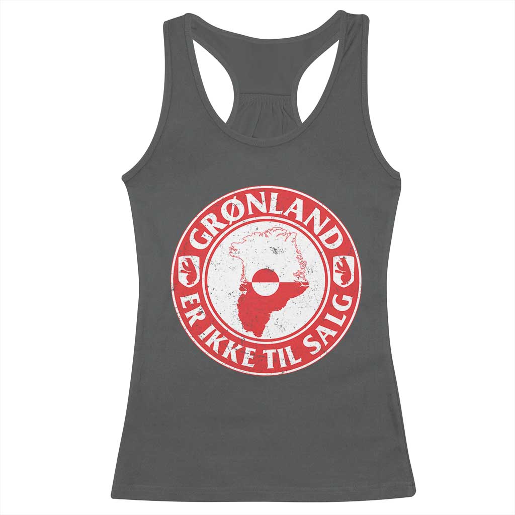 Greenland Is Not For Sale Racerback Tank Top Gronland Er Ikke Til Salg Greenland Protest