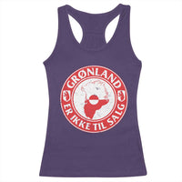 Greenland Is Not For Sale Racerback Tank Top Gronland Er Ikke Til Salg Greenland Protest