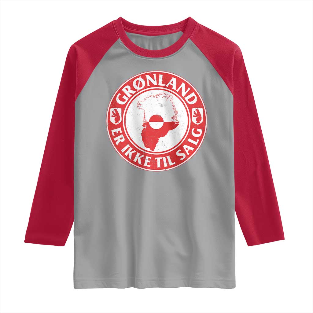Greenland Is Not For Sale Raglan Shirt Gronland Er Ikke Til Salg Greenland Protest