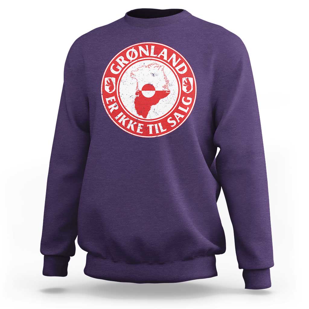 Greenland Is Not For Sale Sweatshirt Gronland Er Ikke Til Salg Greenland Protest