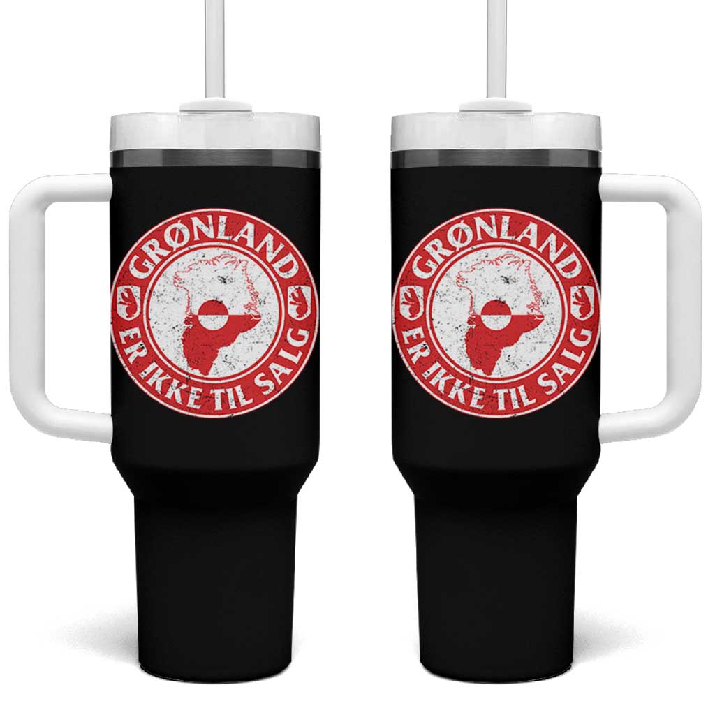 Greenland Is Not For Sale Tumbler With Handle Gronland Er Ikke Til Salg Greenland Protest