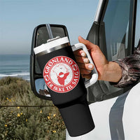 Greenland Is Not For Sale Tumbler With Handle Gronland Er Ikke Til Salg Greenland Protest