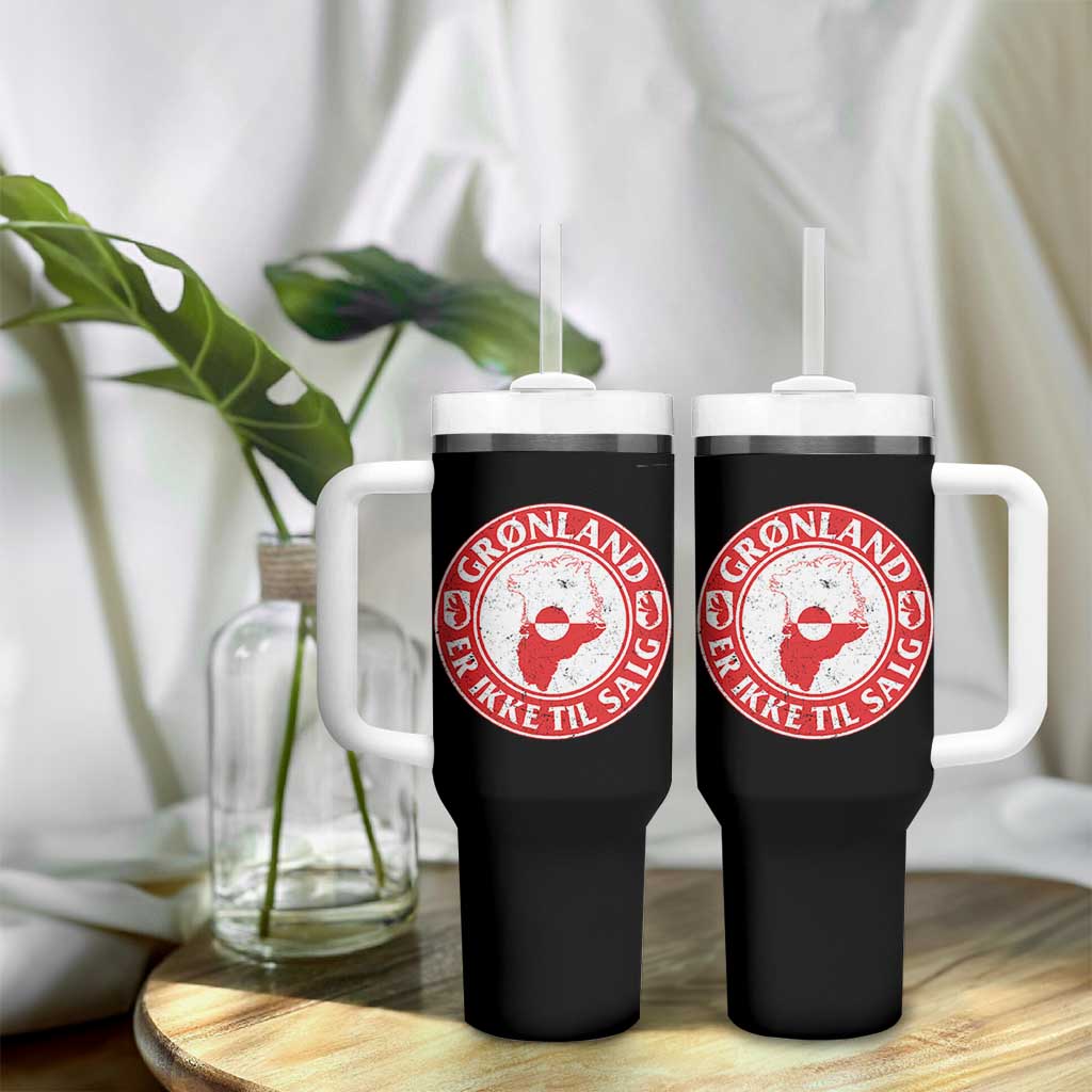 Greenland Is Not For Sale Tumbler With Handle Gronland Er Ikke Til Salg Greenland Protest