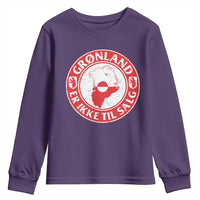 Greenland Is Not For Sale Youth Sweatshirt Gronland Er Ikke Til Salg Greenland Protest