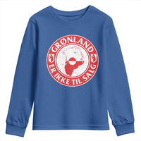 Greenland Is Not For Sale Youth Sweatshirt Gronland Er Ikke Til Salg Greenland Protest